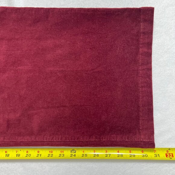 Liz Claiborne Women Wide-Leg High-Rise Stretch Burgundy Velvet Pants Sz 24W NWT - Picture 9 of 11